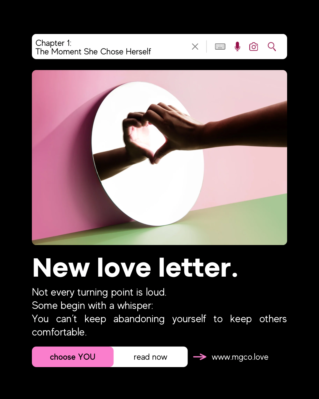 Chapter I: The Moment She Chose Herself