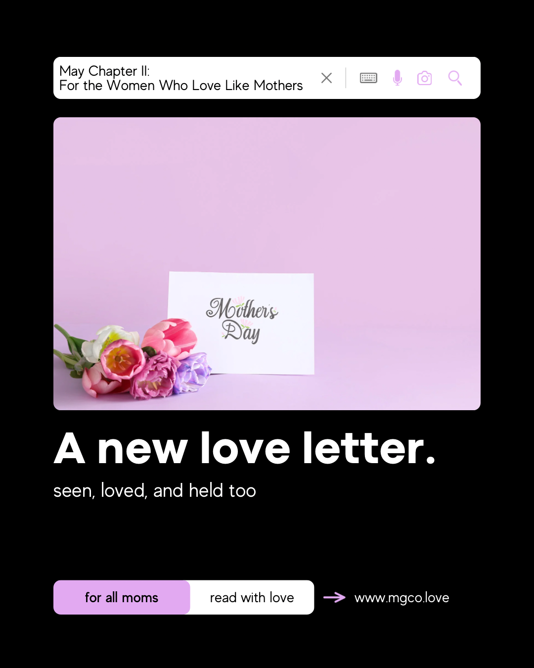 For the Women Who Love Like Mothers