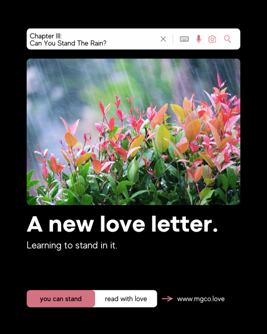 Chapter III: Can You Stand the Rain?