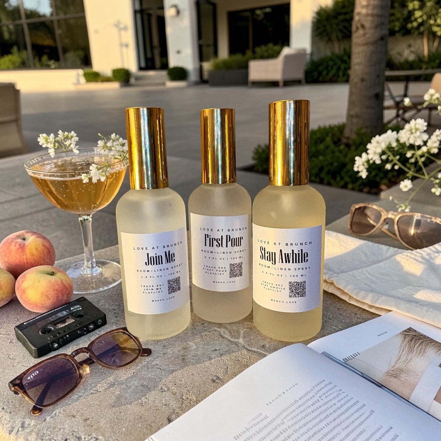 Love at Brunch Summer Room & Linen Spray Trio